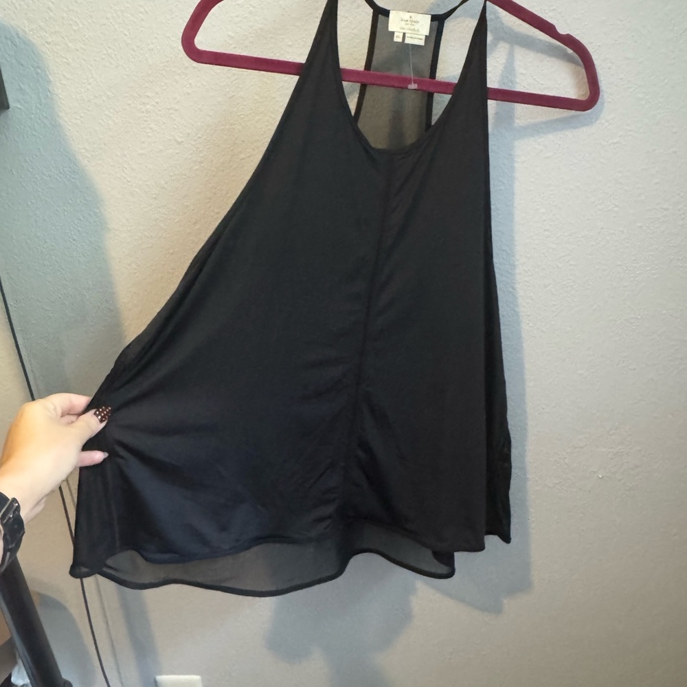 EUC Kate Spade Black Athletic Tank Top Sz XL